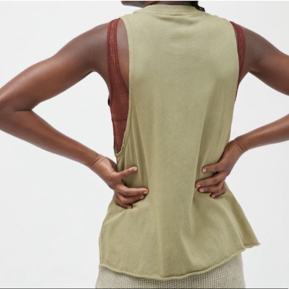 UO Out From Under Cotton Muscle Tank Tee - Picture 4 of 4